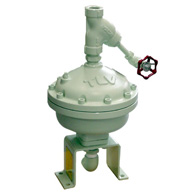 Air Traps for High Viscosity Condensate