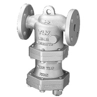 Cyclone separators for steam with built in-trap